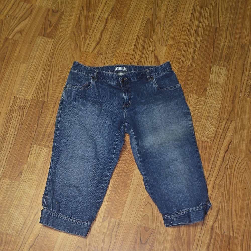 Metro 7 Dark Blue Ankle Jeans